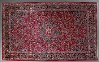 Fine Mashad Persian Shah Palace Carpet, 10' x 16'.