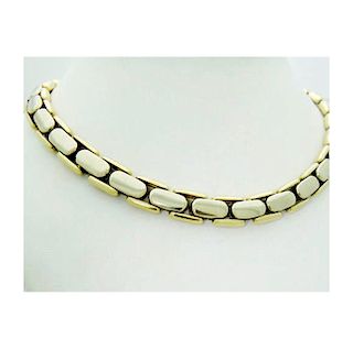 Sauro Brev Men's 14k Yellow Gold Link Chain Necklace