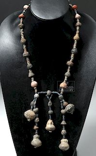 Pre-Columbian Necklace - Spindle Whorls / Beads
