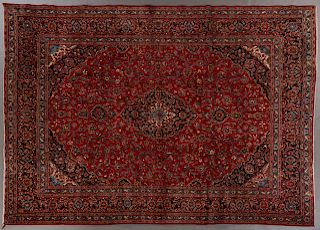 Kashan Carpet, 9' 6 x 12' 5.