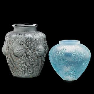LALIQUE Two vases