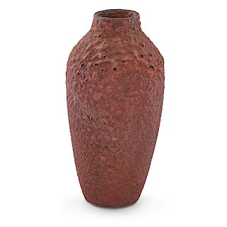 MERRIMAC Vase with volcanic glaze