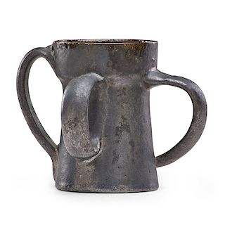 GEORGE OHR Mug with three ear-shaped handles