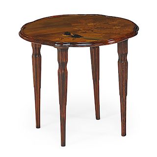 EMILE GALLE Marquetry table