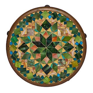 TIFFANY STUDIOS Mosaic trivet