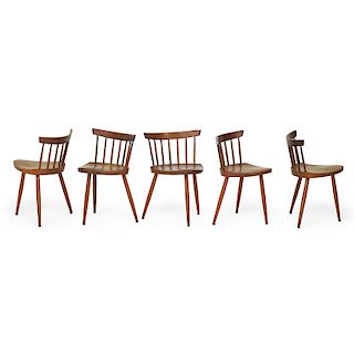 GEORGE NAKASHIMA Five Mira chairs