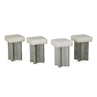 MAISON JANSEN Set of four stools