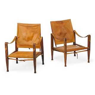 KAARE KLINT Pair of Safari chairs