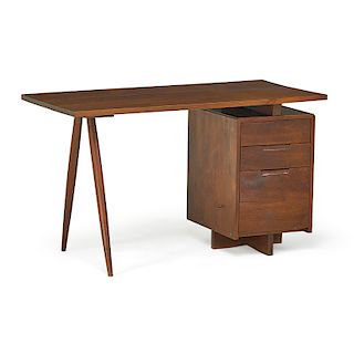 GEORGE NAKASHIMA Early Single Pedestal Desk