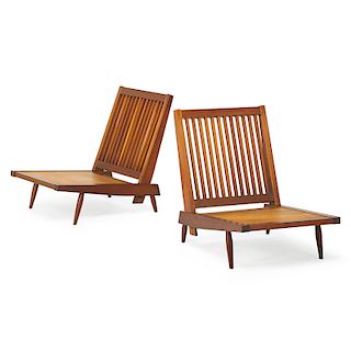 GEORGE NAKASHIMA Pair of Cushion chairs