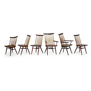 GEORGE NAKASHIMA Set of six New chairs
