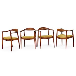 HANS WEGNER Set of four The Chair