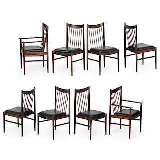 ARNE VODDER; SIBAST Set of dining chairs