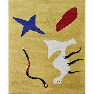 AFTER JOAN MIRO Wall-hanging tapestry