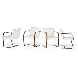 LUDWIG MIES VAN DER ROHE Set of four Brno chairs