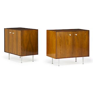 GEORGE NELSON Pair of Thin Edge cabinets