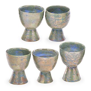 BEATRICE WOOD Five chalices