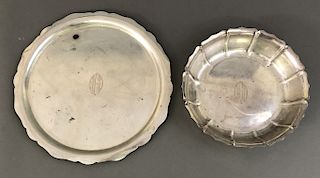 Sterling Silver Dish and Bowl