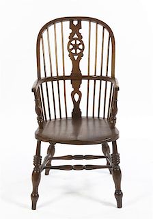 A Windsor Chair, Height 43 1/2 inches.