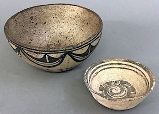 Two Southwest Indigenous American Pottery Bowls