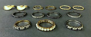 Grouping of Gold and Platinum Rings & Other Rings