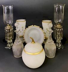 Bristol Glass Vases, Decanters, Lustres, Etc.