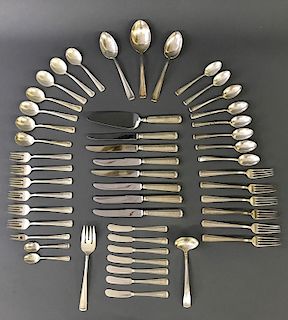 A.H. Fetting Co. Partial Sterling Flatware Service