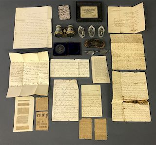 Philadelphia Medal, Letters, Opera Glasses