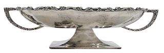 Oval Footed Two-Handled Sterling