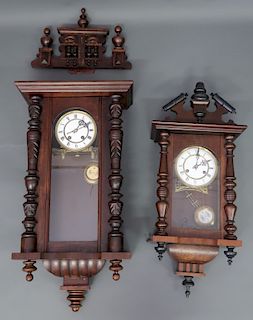 Two Austrian Regulator Clocks