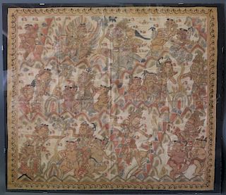 Asian Cloth Tapestry