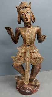 Carved Southeast Asian Statue