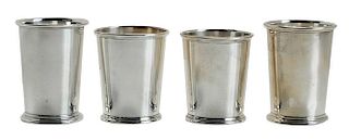 Eight Sterling Footed Mint Juleps