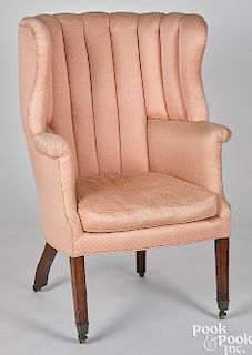 Federal mahogany barrelback easy chair