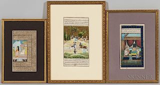 Three Miniature Paintings