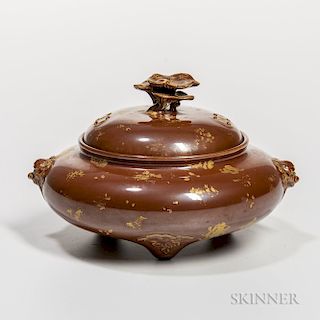 Simulated Bronze Ceramic Censer