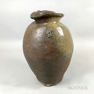 Tokoname-style Pottery Jar