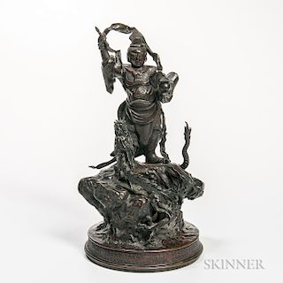 Bronze Figure of a Warrior