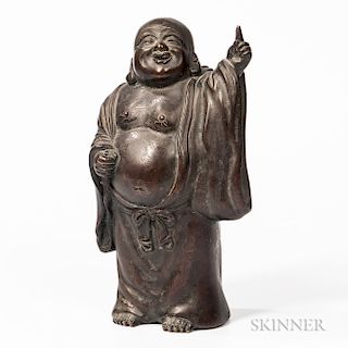 Bronze Figure of Hotei