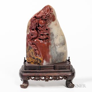 Soapstone Carving of a Mountain