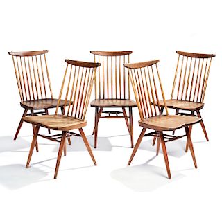 Six George Nakashima (1905-1990) "New" Chairs