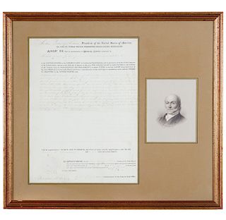 John Quincy Adams 1827 Land Grant