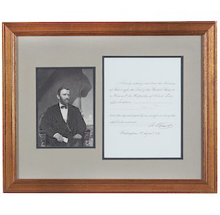 Ulysses S. Grant 1876 Presidential Pardon