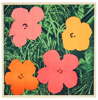 Andy Warhol (1928-1987), Lithograph, Flowers