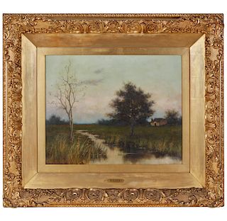 Arthur Hoeber (1854-1915) Landscape Painting