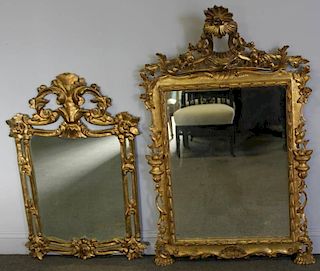 Antique / Vintage Gilded Mirror Lot.
