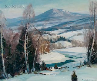 Emile Albert Gruppé (American, 1896-1978)  Winter, Mount Mansfield, Vermont