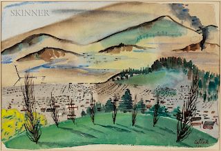 Rex Jesse Ashlock (American, 1918-1999)  Summer Landscape, California