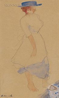 Charles Demuth (American, 1883-1935)  Blue Hat