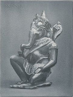 Michael Byron (American, b. 1954)  Kneeling Ganesh